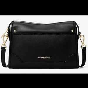 MICHAEL KORS HARRISON LARGE LEATHER CROSSBODY
